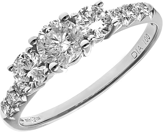 anillo oro cn diamantes entrelazados de 1 quilate caro